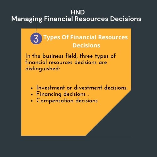 hnd managing financial resources decisions assignment help