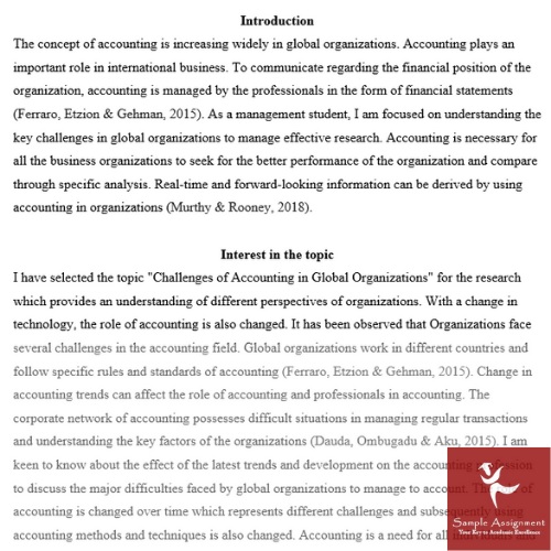 global teams managing assignment sample