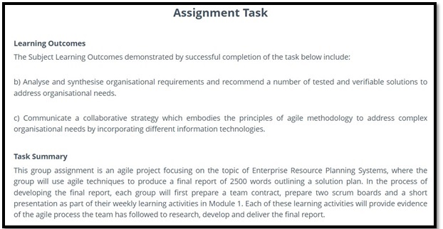 MIS100 assessment answers sample assignment