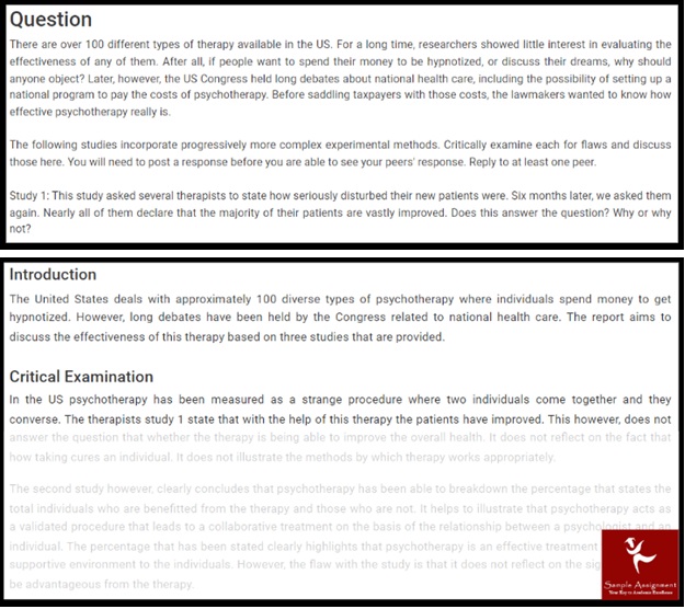 COUN6104 Assessment Answers1