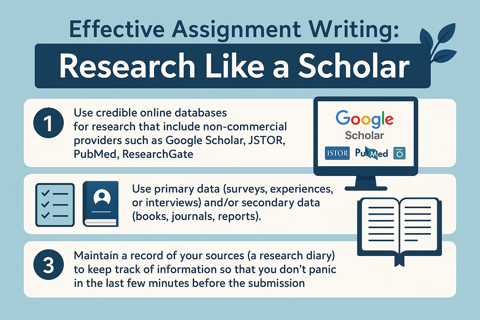 Effective Assignment Writing Research Like a Scholar