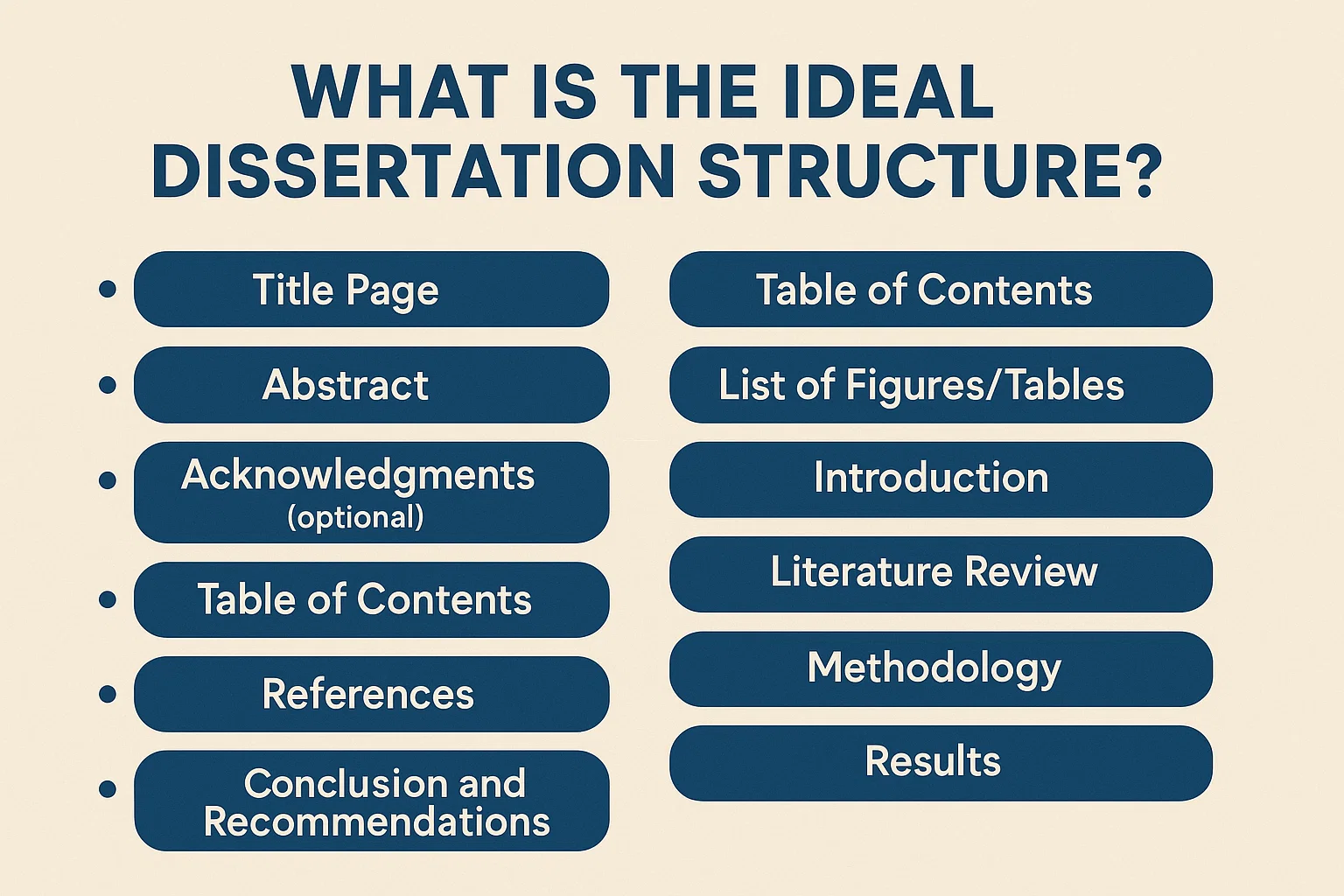 What Is the Ideal Dissertation Structure